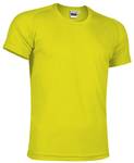 T-shirt homme Polyester maille marque Next modele Londres Couleur Jaune fluo Taille XL