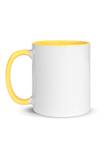 Mug Lancaster - Interieur et poignée jaune canari