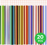 Assortiment de vinyls autocollants holographiques (20 pcs)