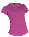 T-SHIRT DRY SKIN LADY COL V FUCHSIA S