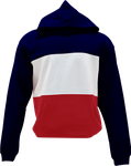 Sweat-Shirt CROSSFIRE TRI-LOGIE COTON MARINE/BLANC/ROUGE XL