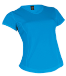 T-SHIRT DRY SKIN LADY COL V TURQUOISE S